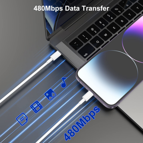 20W USB-C Fast Charger PD Adapter Cable For iPhone 14/13/12/11 XR