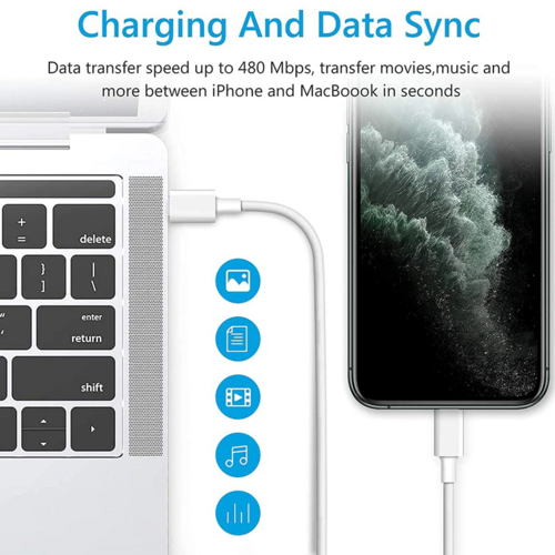 20W USB-C Fast Charger PD Adapter Cable For iPhone 14/13/12/11 XR